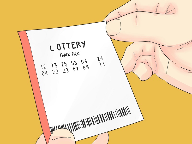 Người chơi dò kết quả lần lượt từ trái sang phải để xem mình có trúng thưởng  Lottery hay không